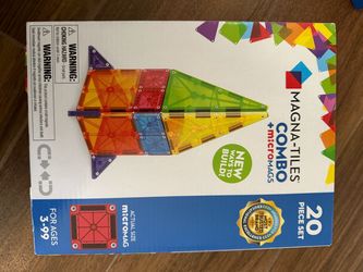 Brand-New MAGNA-TILES Combo + microMAGS Set – $17