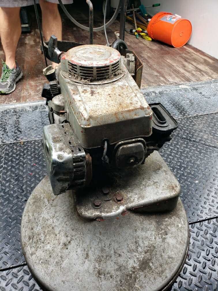 Floor scrubber $80