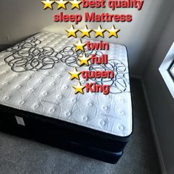 🧡queen Size Pillow Top Mattress 12" Thick 