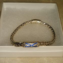 Men's Sterling Sapphire Bracelet