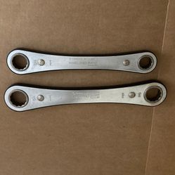 USA Craftsman Ratcheting Box End Wrenches