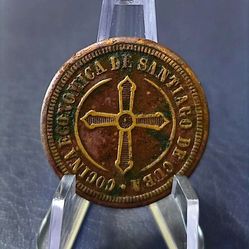 Token Cocina Económica Santiago De Cuba-1897-caribbean Token