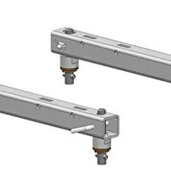 Pullrite 20k 5th Wheel Rail Adapter 4444 GM Trucks