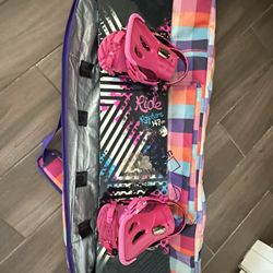 Snowboard With Bindings/Boots