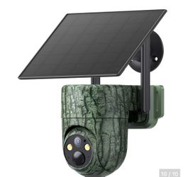 4G LTE solar security camera 2k HD