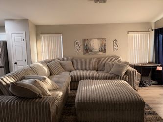 Large Sectional with Ottoman