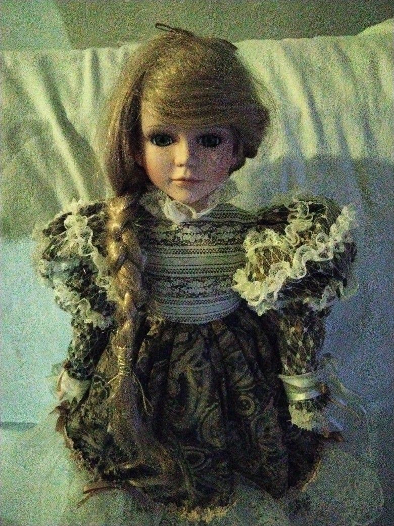 Rapunzel Porcelain Doll 