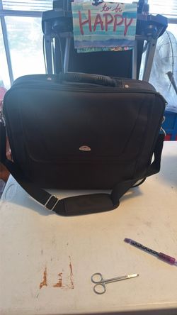 Samsonite Black Laptop Bag with Shoulder Strap