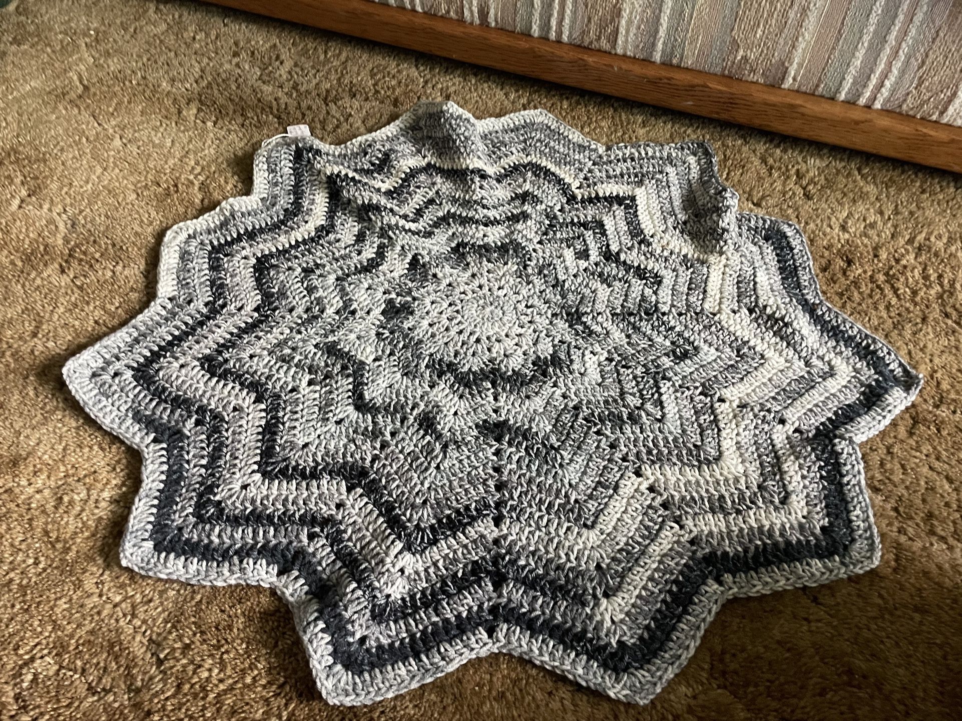 Crochet Large Star Blanket 