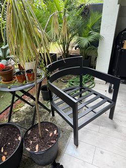 Outdoor chairs and table