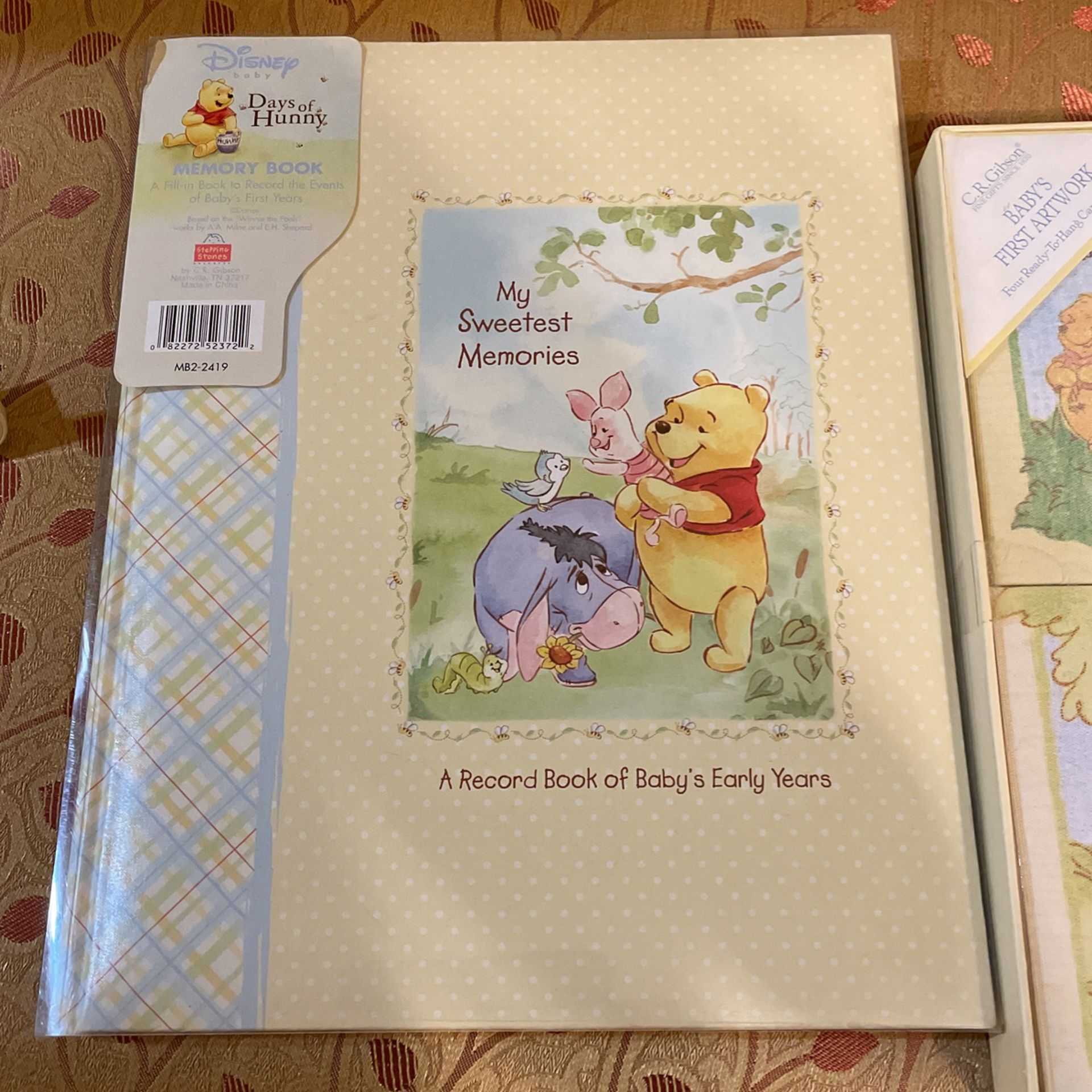 Disney Memory Book & Matching Artwork For Baby’s Room For Sale