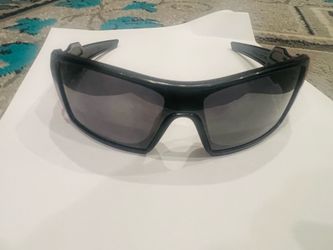 OAKLEY OIL RIG 009081 POLISHED BLACK/BLACK IRIDIUM POLARIZED SUNGLASSES