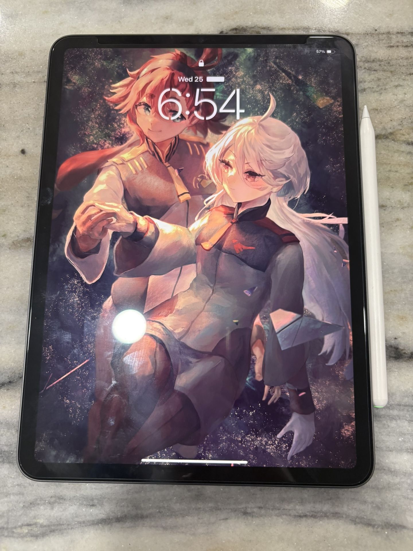 iPad Pro 11 Inch (3rd generation) M1 128gb With Knockoff Apple Pencil And Apple Folio Cover