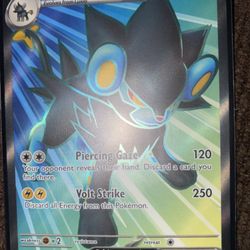 Luxray Ex 195/167 Twilight Masquerade : Ultra Rare Full Art Holo
