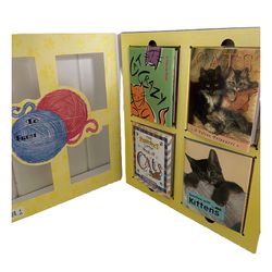 A Treasury Of Cats Keepsake Little Books 4 CAT mini BOOK Set 2000 Vintage Y2K