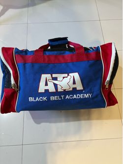 ATA bag in blue and red