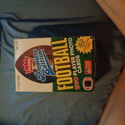 1990 Fleer Premiere Edition Football Box