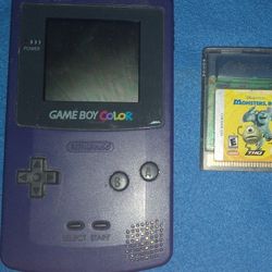 Game Boy Color Comes With Game Needs Batteries 