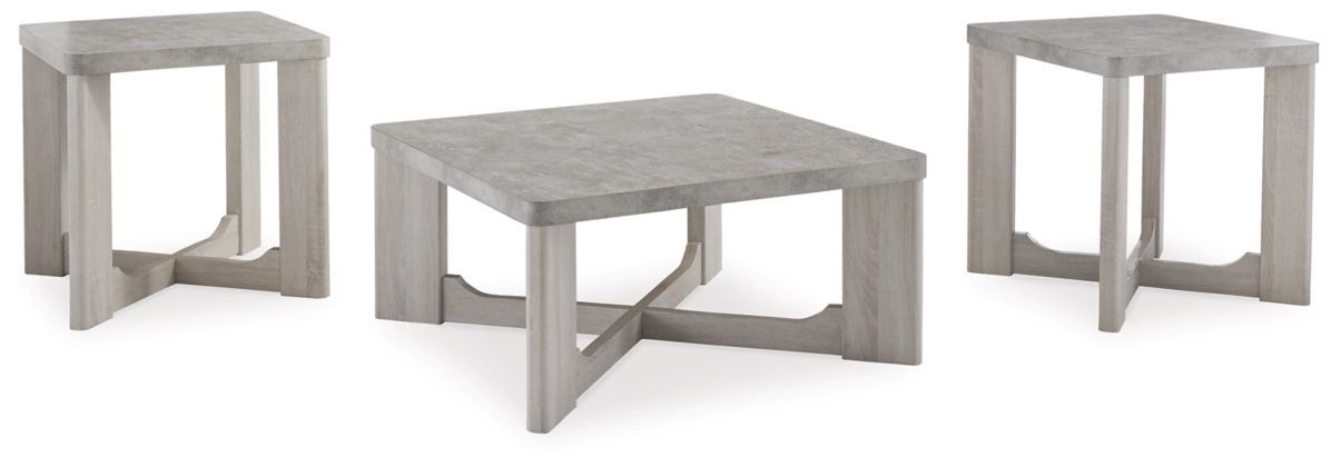 3pc Grey Table Set