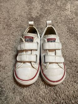 Converse All Star Chuck Taylor low top hooo loop Velcro Closure toddler size 8