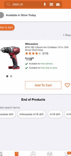 M18 18V Lithium-lon Cordless 1/2 in. Drill Driver (Tool-Only)