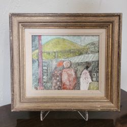 B. Toppi “Ombrelle Jaune” Original Artwork