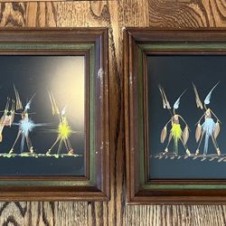Nigerian African Folk Art Paintings