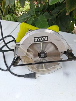 Ryobi 7 1/4 Electric Saw.