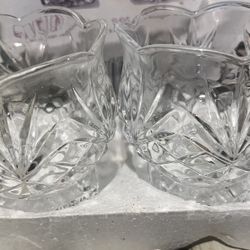 2 Crystal Candle   Holders