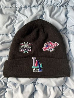 Dodgers World Series Beanie