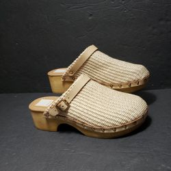 DOLCE VITA (Italy) **Carlee** Raffia Women Mule Size  (EU 38 - US 7.5)  