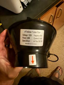 4 Inch Inline Tube Fan 195 CFM