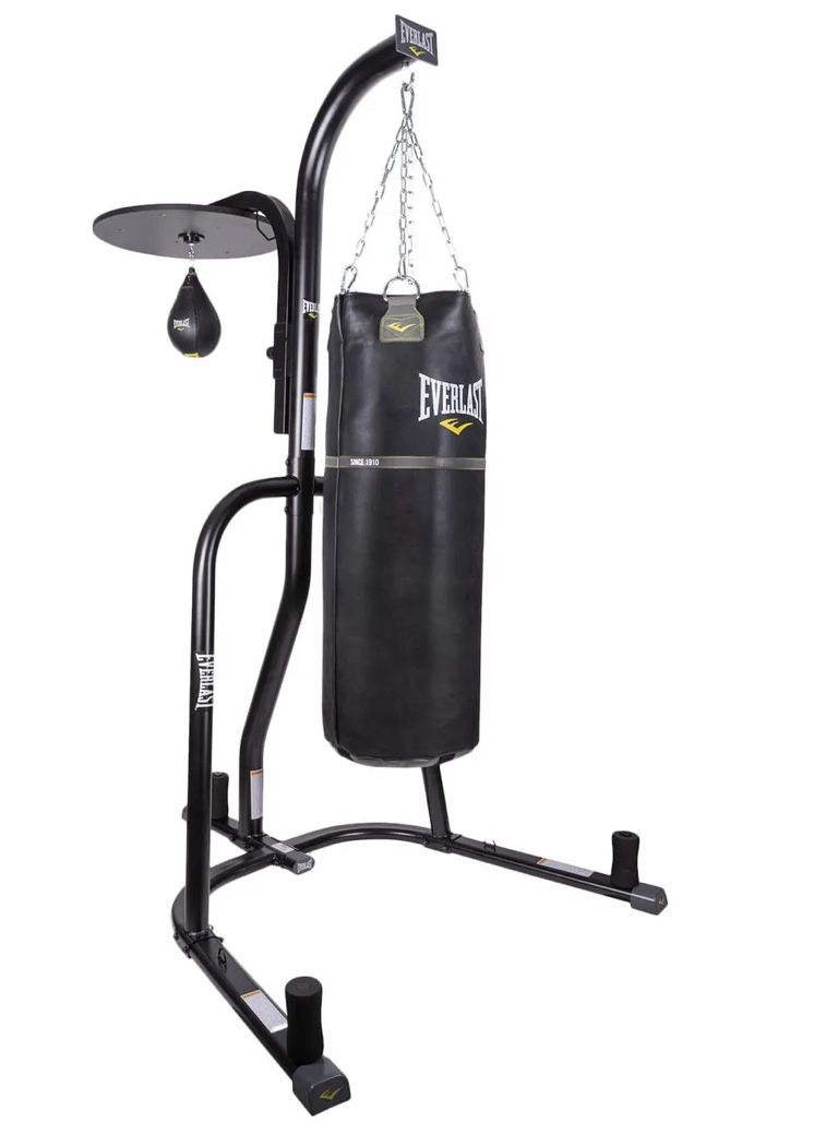 Everlast 70lb punching bag and speed bag