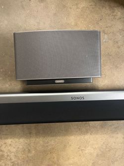 Sonos zone speaker and sound bar