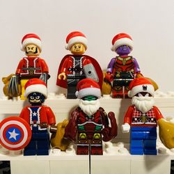 Santa Avengers Minifigures| New Custom Compatible LEGO Toys