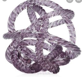 Z Gallerie glass knot decoration