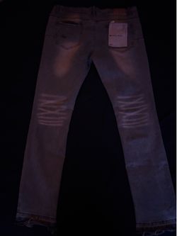 Purple jeans