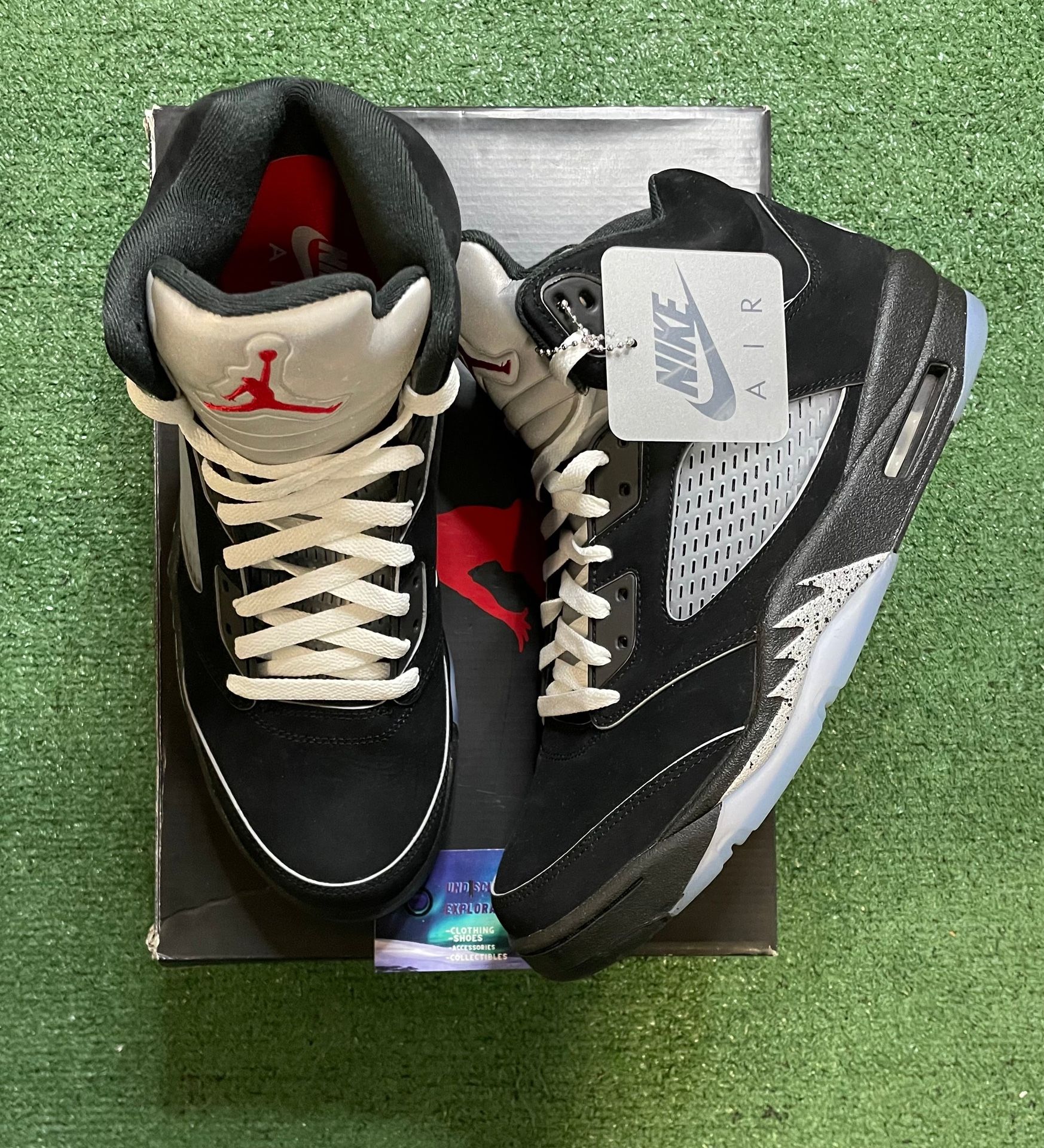 Jordan 5 metallic reimagined size 12men/13.5women