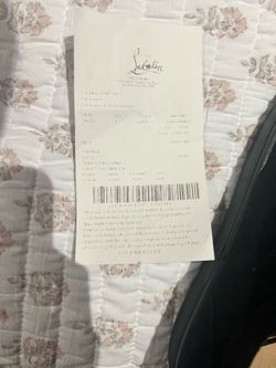 size 9 Christian loubotin shoes