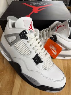 Jordan 4 White Cement DS Size 13
