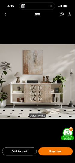 MODERN BOHO RATTAN SIDEBOARD / TV CONSOLE ✨