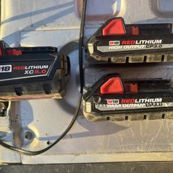 Milwaukee M18 Batteries 