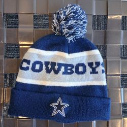Dallas Cowboys Primary Logo Stripe Beanie