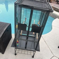 Used Bird Cage  Good Condition 