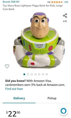 Buzz Lightyear Piggy Bank 