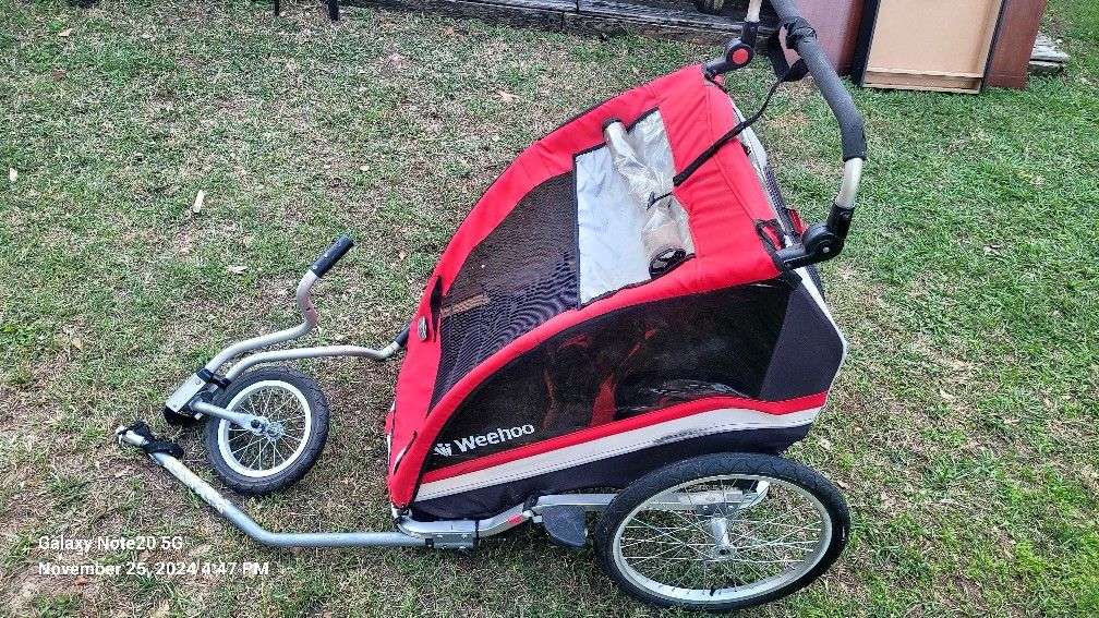 Weehoo Bike Trailer And Jogging Stroller