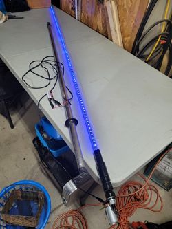 LED Whip Light Antenna with Blue LEDs