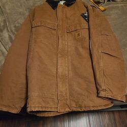 Carhartt Brown Blanket Lined XL never Worn Jacket