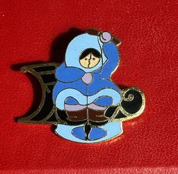Barbara Lavallee Alaska Native Eskimo Enamel Brooch Pin Alaska Artist