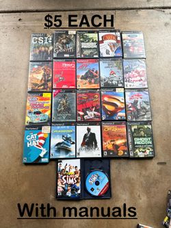 Video games $5 & $10  swipe ⬅️ to see more pictures not tested too many games to test all
